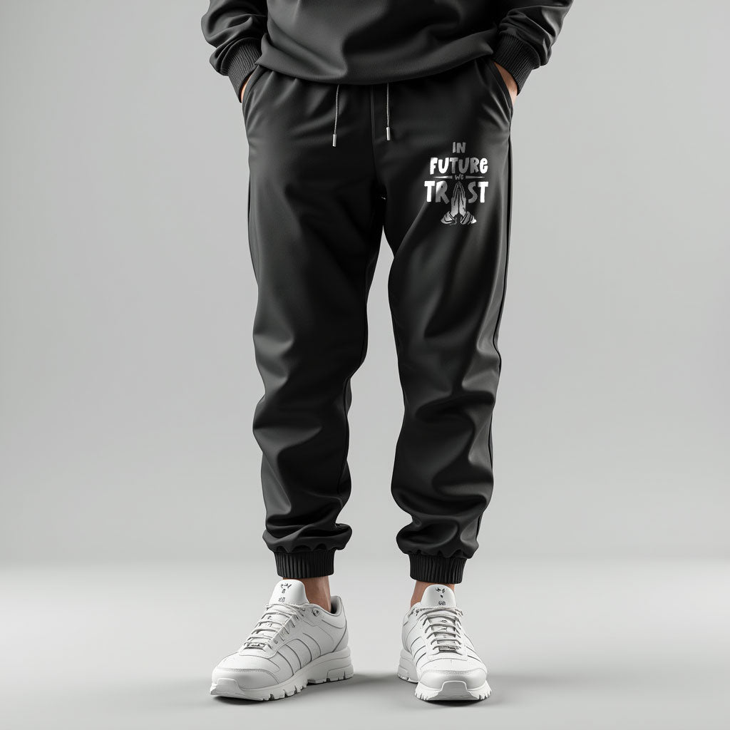 "In Future We Trust" Joggers